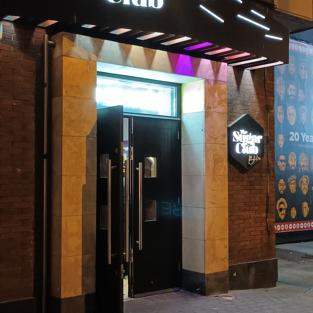 Entrance to The Sugar Club in Dublin